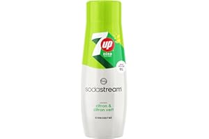 Sodastream Concentré 7UP Free – Sans Sucres – 100% du Goût Original – Avec Bouchon Doseur – 440 ml