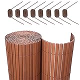 Alta calidad - Material PVC duradero y robusto, contra los rayos UV, resistente a la intemperie, hidráfugo, anti- moho, fácil de limpiar