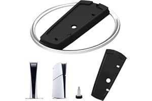 Ortviai Supporto Verticale per Console PS5 Slim e Play 5, Base di Ricambio Compatibile con PlayStation 5 Dischi e Digitale Console da Gaming