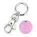 Price comparison product image 1 (Single) x Born To Shop £1 Trolley Coin Trolley Keyring for Shopping, Locker etc.