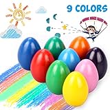 【Decoración linda con forma de huevo】 Crayón de cera para pintar con forma linda y colorida de huevo están diseñados con forma de huevo redondo. Soporte especialmente para niños pequeños, niños, niños. Este diseño de empuñadura de palma hace que sea fácil de sujetar para los niños. No solo se usan como primeros crayones para niños para desarrollar creatividad e imaginación, sino que también se pueden usar como bloques de construcción para desarrollar inteligencia.