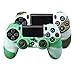 Produktbild Bundle - 2x Silikon Schutzhülle für Sony PS4 Controller Gummi Bumper grau-braun + grün-weiß, flexibel