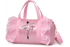 SUNNYUSHINE Borsa Per Balletto Rosa Per Bambina Per Danza A Tracolla Zaino Principessa Vestito Per Tutu Da Ballo