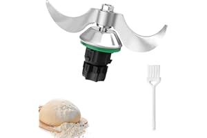 Neuytiky Teigmesser für Thermomix TM5 TM6,Ersatzteile für Thermomix Messer,Edelstahl-Teigmischmesser,Kompatibel mit Vorwerk Thermomix TM5,TM6 Küchenmaschine