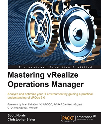 Book's Cover of Mastering vRealize Operations Manager