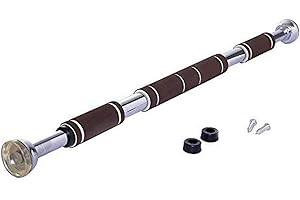 KYLIN SPORT Doorway Pull-up Bar Chinup Bar with Deluxe Comfort Grips (63cm-100cm/24-39.4" wide) for Pull-ups, Chin-ups, Push-ups, Sit-ups, and Dips