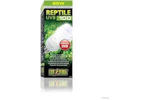 Exo Terra P & P Repti-Glo 5.0 - Lampada fluorescente compatta per terrario tropicale, 26 Watt, repti glo compatta