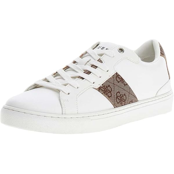 Guess Sneakers Basse Uomo TODI Jeans - Pelle PU Nero, Modello FMTTOI ELL12, Chiusura Con Lacci