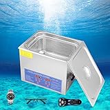Gran temporizador digital y pantalla de temperatura para un tiempo de lavado preciso y control de temperatura. CE, FCC y RoHS aprobados. Construcción duradera de acero inoxidable. Pies de goma antideslizantes