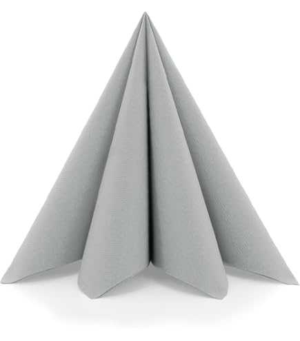 Ambiente Papierservietten – Sparkling Dots Silber, 3-lagig, Ca. 33x33 Cm, 20 Stück – Perfekt Für Weihnachten & Feiern