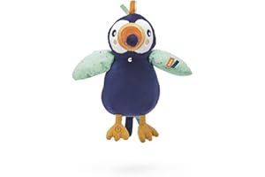 Kaloo Jungle - Peluche d'Activité Alban Le Toucan Multicolore