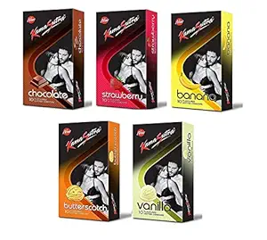 B00LZMT4CW Kamasutra Excite Series Honeymoon Condoms - Package -50