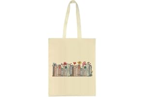 Getagift Taylor Albums as books Bag, Floral Bookcase Albums Design, Reusable Bag, Shopping Bag, Tote Bag.