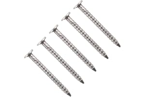 TERF® 20mm X 2.0mm Bright Annular Ringshank Nails 20mm (0.78 inch) X 2.0mm Annular Ringshank Nail For Soft and Hard Timber Wood Joinery Construction Furniture Craft Decking Fence - Pack of 200