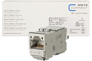 METZ CONNECT C6Amodul 180° Jack (12 Stück)