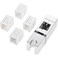 DRELD Adjustable Shower Bracket- No Removal of Shower Rail Shower Handset Holder with Four Sizes Slip-On Lift Rod Mounts - Ideal for Any Rail Rectangular Shower Rails (18x30, 22x22, 25x25, 30x15mm)