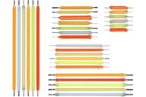 LEDLOCLB Flexible Filament Led Cob Led Filament Edison Bulb Lighting Fittings 19Mm 26Mm 53Mm 68Mm Dc 3V Incandescent Diode Lighting Fittings 10 Pieces,Purple,68Mm -10Pcs