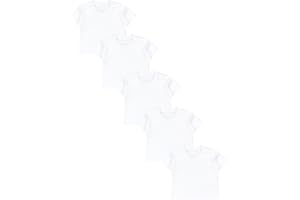 TupTam Camiseta Manga Corta para Bebé, Pack de 5