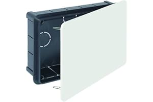 MJCC Boîte de registre électrique encastrée 【200 x 130 x 60】Avec couvercle griffe métallique