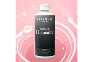 LE ESSENZE DI ELDA Essenze di Elda Wäscheparfüm | Moschus | 500ml, Hochkonzentriert | Bis zu 100 WL | Weichspüler Zugabe oder Ersatz | 18 Verschiedene Düfte | Diamante