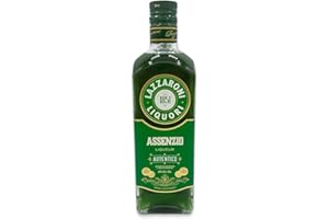 Lazzaroni Assenzio 70 cl 60°, Liquore Assenzio, Infusione Foglie Pianta Artemisia Absinthu, Ricetta Classica