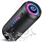 Portable Bluetooth Speaker 25W, Powerful Speaker with Bluetooth 5.4 and Deep Bass, Up to 24 Hours Playtime, IPX7, TWS, RGB Li