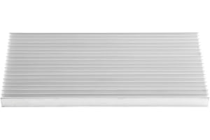 ‎HYUDUO 1 Stück LED Kühlkörper aus Aluminium, 300 x 140 x 20 mm Kühlkörper, gute Wärmeleitfähigkeit, Zubehör für Hochleistungs-LED-Licht