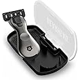 BEARHEAD Head Razor for Men | Skull Shaving Razor for Bald Men | Precision Blades Nick-Free | Sure-Grip Shower Handle | Easy Clean Blades | Travel Case