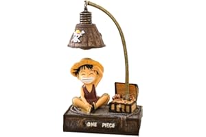 ALTcompluser One Piece Lampe de chevet LED Lampe de bureau Décoration pour chambre d'enfant ou salon