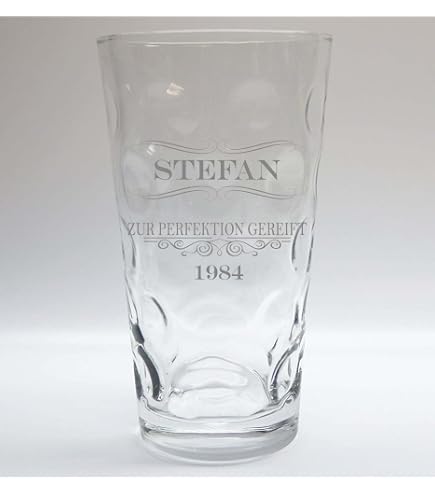 Produktbild von 6 X Pfalz Dubbeglas 0,5 L – Original Schorleglas Mit Untersetzer 'DES IS MOINER'