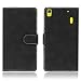 Produktbild Hozor Lenovo K3 Note Vintage Gebürstetem Ledertasche, Hochwertiges PU Leather-Material, Magnetverschluss, mit [Kartensteckplatz] [Brieftasche Schlitz] [Foto Slot] [Handyhalter]