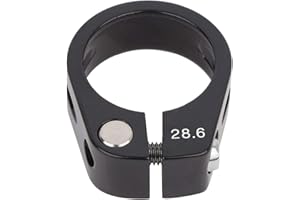 AKOZON CANSUCC Collier de Serrage en V pour Tuyau d'échappement en Alliage d'aluminium de 28,6 mm pour Collier de Selle de vélo, Tuyau Universel de Haute résistance de 28,6 mm pour Collier de Serrage en VCO