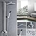 Produktbild Auralum® 8 inch Duschkopf Regendusche Wasserfall Design Überkopf-Brauseset rain Duschsystem Regenduschkopf Duschstange
