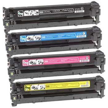 KATRIZ CB540A Toner Cartridge Vervanging voor HP 125A CB541A CB542A CB543A Compatibel voor HP CP1210 CP1215 CP1215N CP1217 CP1510 CP1514 CP1514N CP1515N CP1518 CP1518NI CM1312 Printer (1 BK, 1C,1M,1Y