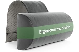 WELL B4 Poduszka pod kark do fotela z przeciwwagą (100% pianka memory), poduszka pod kark, kanapa wisząca, podparcie pod głowę, poduszka pod głowę, poduszka pod kark