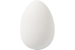 CREATIV Set di 8 uova d'oca finte in plastica con aspetto naturale