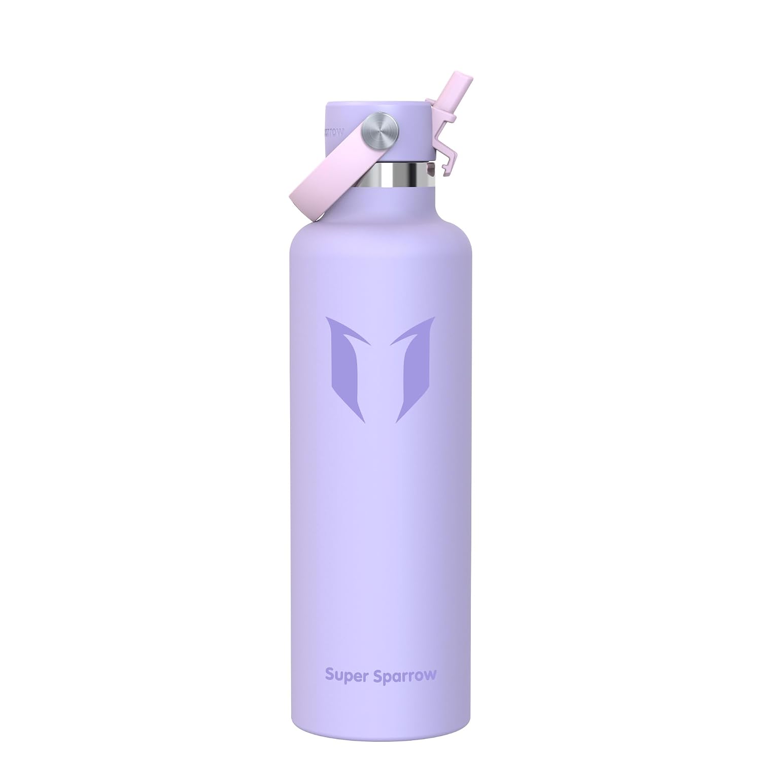 Sparrow Borraccia Termica 500ml/750ml/1L/1.2L FlipFlow Bottiglia Cannuccia | Acciaio Inox Borracce Termiche, Antiperdita, Calda, Fredda, Senza BPA, Lavastoviglie, Palestra, Scuola, Fitness, Gym, Viaggio