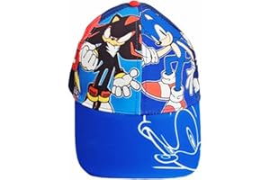 ILS I LOVE SHOPPING Chapeau avec visière Garçon/Enfant Casquette de Baseball Réglable pour Sonic Bleu Foncé, bleu foncé, taille unique