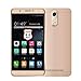 Produktbild Bovake 6,0 Zoll Großbild Quad Core 512 + 4G Android 5.1 2 Sim Kamera Bluetooth Smartphone Handy (Gold)