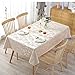 Produktbild Pvc Wasserdichte Tischdecke Tischdecke Jacquard öLbestäNdige Tischdecke Rechteckige Tischdecke Home KüChe Restaurant Dekoration Partei,90 * 135cm