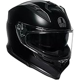 AGV K7 Motosiklet Kaskı Kapalı Kask Mono Matt Black XL