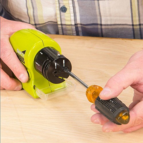 Multifunktionale Kitchen Elektrische Messerschärfer, Hohe Qualität Multifunktions-Home Kitchen Werkzeug Elektrische Schleifstifte Elektrische Messerschärfer für Küche Messer/Schere/Obst Messer. - 3