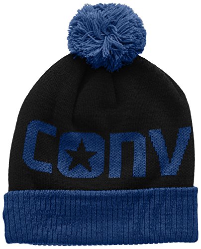 Converse Boys Blue Jay Youth Bobble Beanie Hat