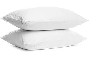 CareDeep Soft Support Pillows 2 Pack Bounce to Back Pillows Sleep Positions Machine Washable Anti Allergy Pillow, Hollowfiber Filling Bed Pillow Hotel Quality Comfort at Home