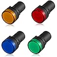 Royal Apex LED Pilot Panel Indicator Lamp | LED Voltage Indication Panel Light | Warning Light (RED+GREEN+BLUE+YELLOW)