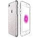 Produktbild VemMore für iPhone 7 / iPhone 8 Silikon Transparent Hülle Weich TPU [ 2 in 1] Gel Handyhülle Durchsichtig mit Muster Glitzer Himmel Sterne Rose Gold Schutzhülle Backcover Crystal Kirstall Clear Schutz Case Cover Kratzfeste Ultra Dünn Slim Scratch-Resistant Glatt Handytasche Soft Silicone Protective Bumper Flexible Zurück Schale Etui - Rosegold