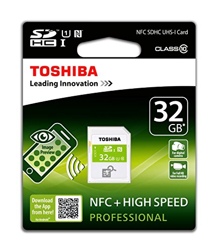 Toshiba NFC + High Speed Professional SDHC 32GB Class 10 Speicherkarte schwarz - 3