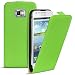 Produktbild Samsung Galaxy S2, S2 Plus PU Leder Hülle, Conie Mobile FlipCase, Klapptasche Handytasche Schutzülle Premium Fliptasche in Grün