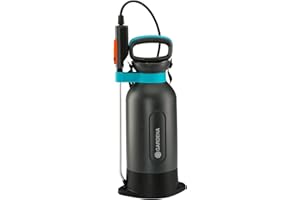 Gardena Pressure Sprayer Comfort, Turquoise, Black, Grey, Orange, Silver, Metallic., 5 L
