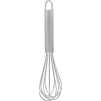 Fackelmann Schneebesen 20 cm, Ballonschneebesen aus Edelstahl, robuster Rührbesen mit stabilen Drähten (Farbe: Silber…